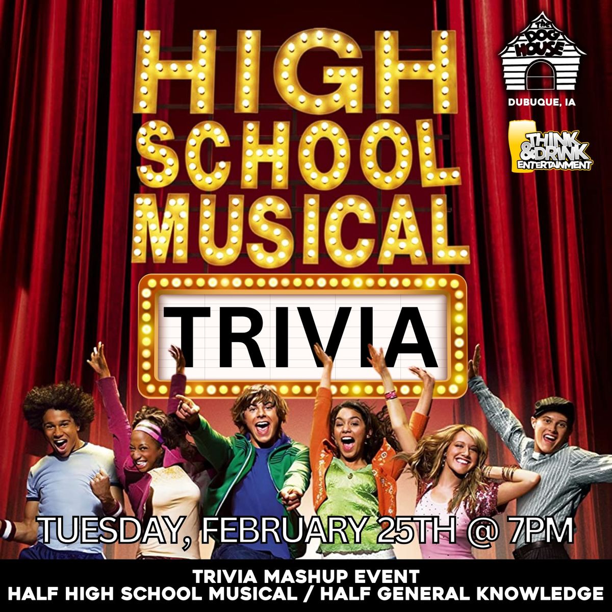 High School Musical Trivia (All 3 Movies) @ Barrel House (Dubuque, IA) \/ Tues May 6th @ 7pm