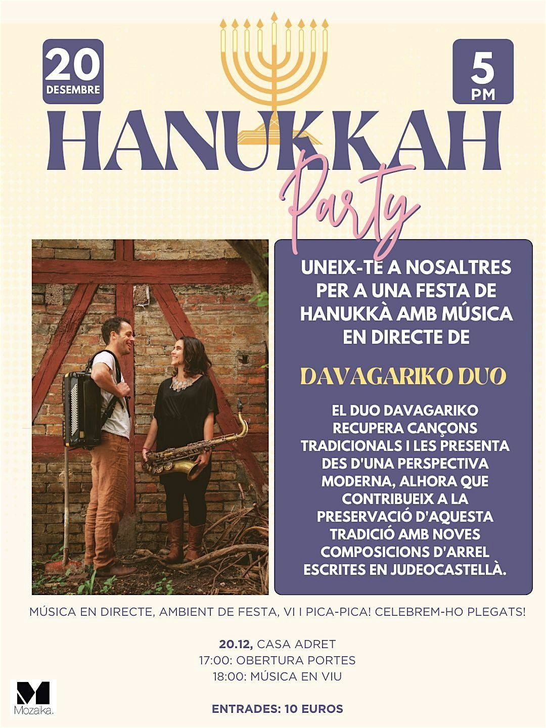 Hanukk\u00e0 Party a Casa Adret