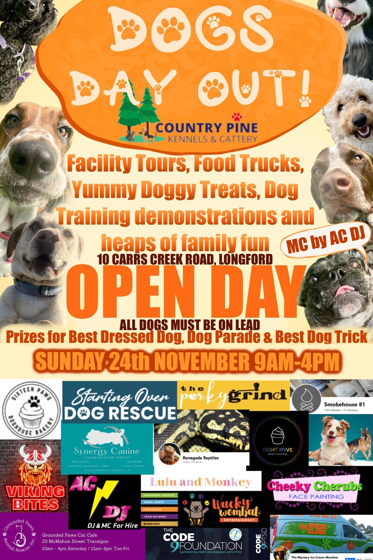 DOGS DAY OUT - COUNTRY PINE KENNELS OPEN DAY!