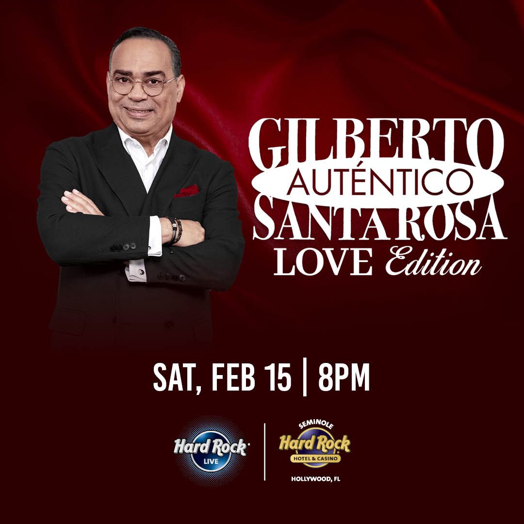 Gilberto Santa Rosa at Hard Rock Live - Hollywood