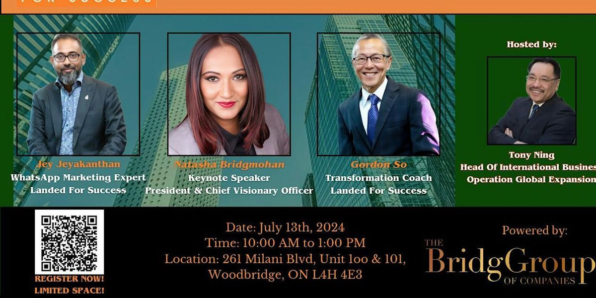 [FREE] Vaughan Networking Event. (NETWORK, LEARN & GROW)