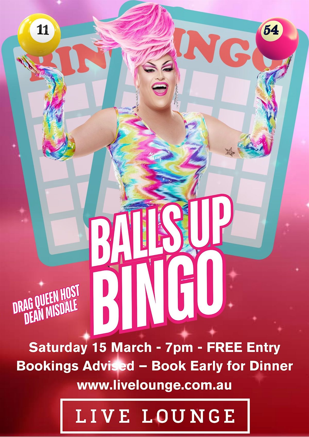 \u2618\ufe0f Paddy\u2019s Day - Balls Up Bingo @ Live Lounge Wanneroo