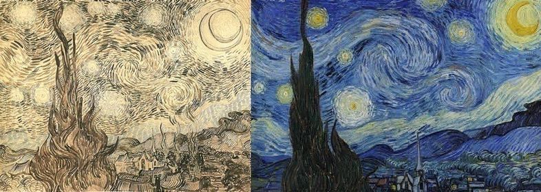 Create your own Starry Night.