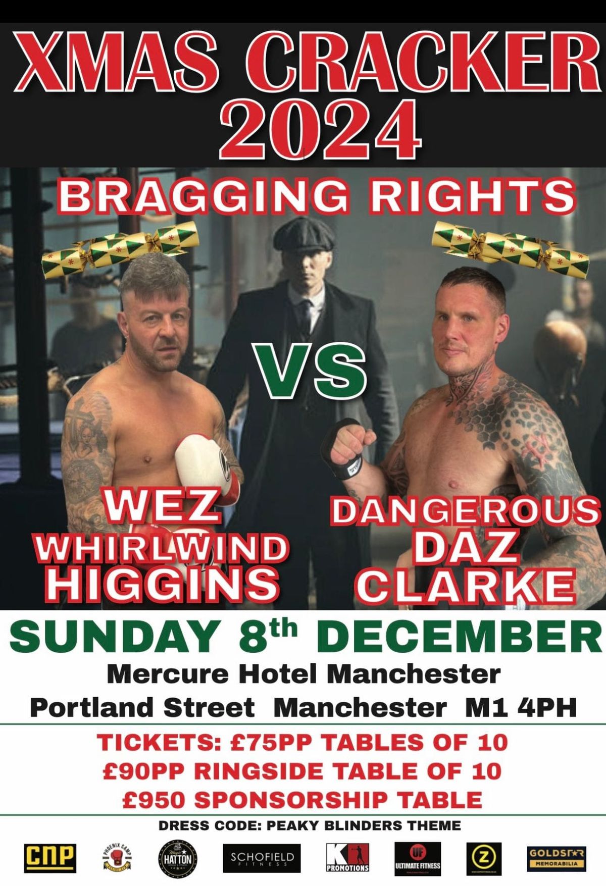 daz clarke vs wes Higgins\/peaky blinders theamed event 