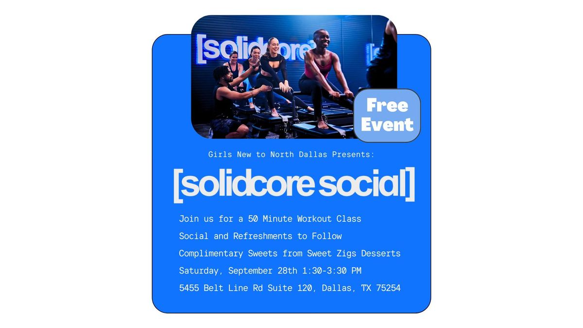 SOLD OUT - [Solidcore Social]