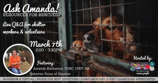 Ask Amanda: Resources for Rescues