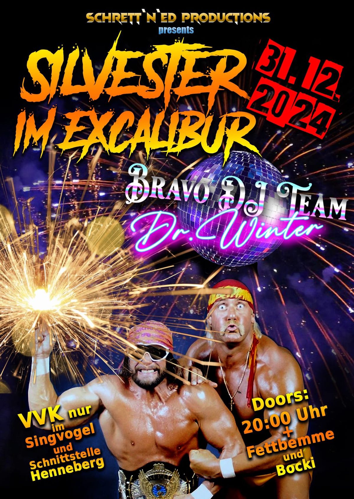 SILVESTER PARTY IM EXKALIBUR (WIESENHAUS EISLEBEN)