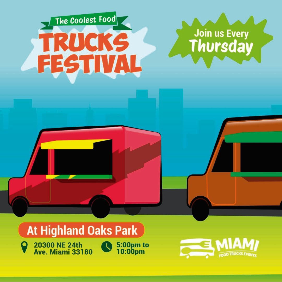 Food Trucks Thursdays Highland Oaks Park