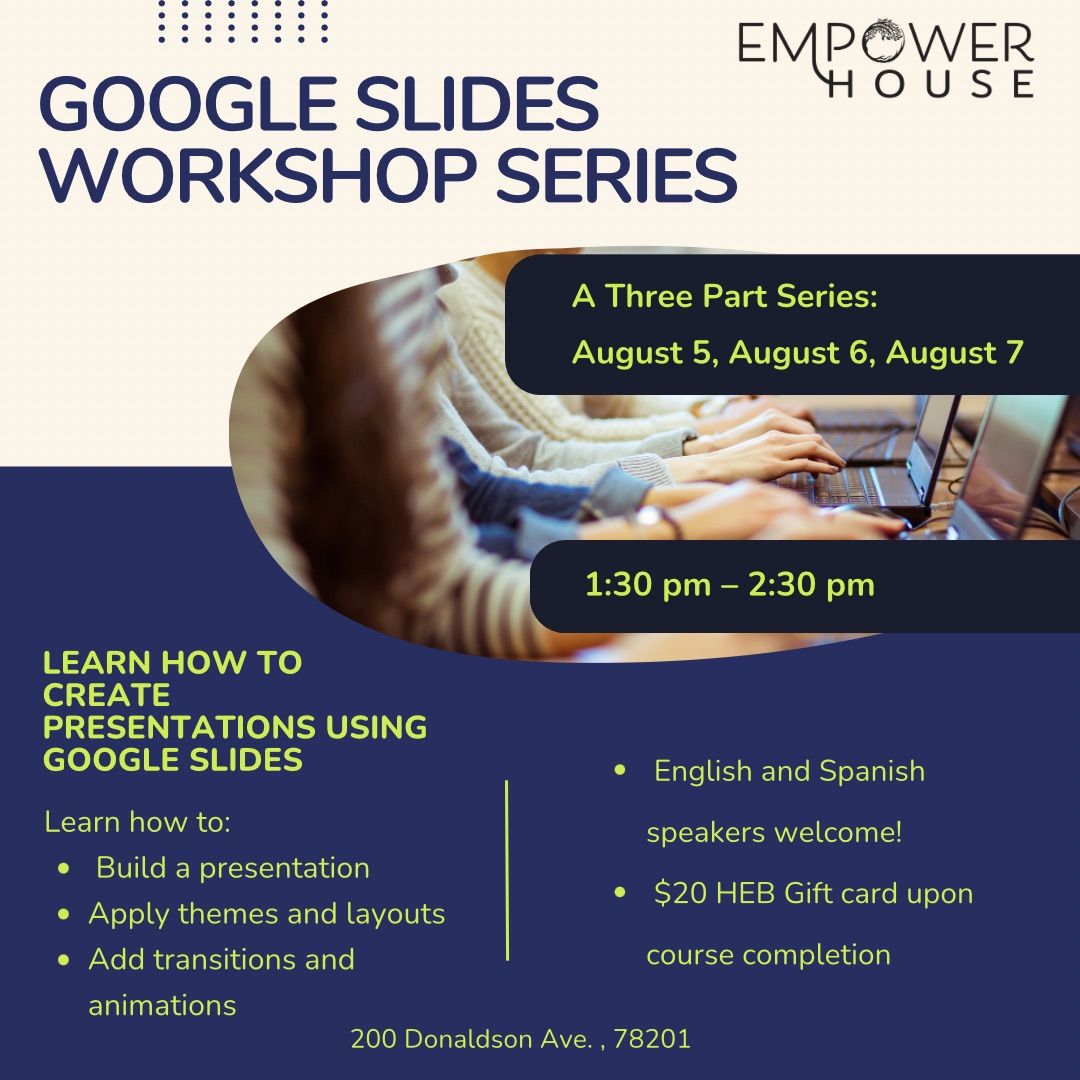 Google Slides Workshop Series