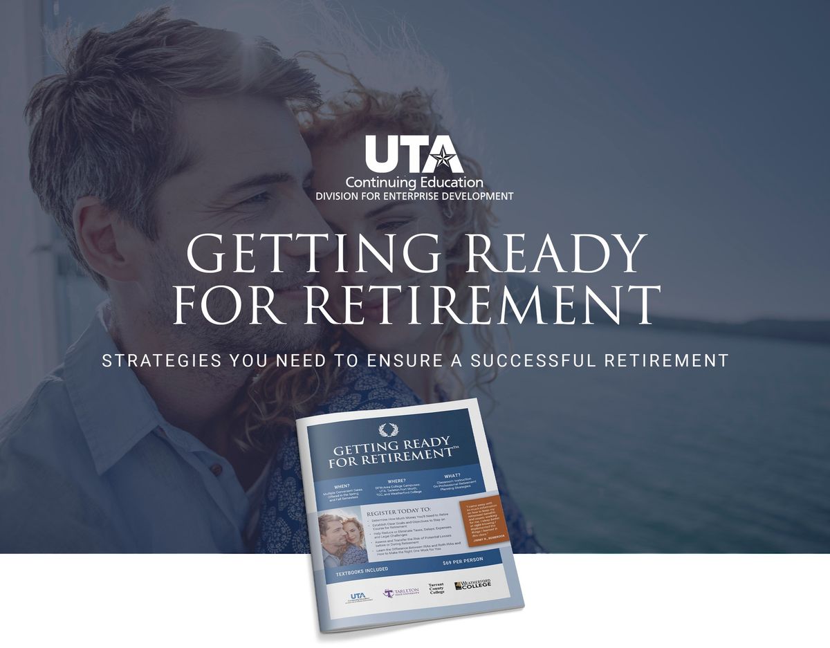 Getting Ready for Retirement\u2122 Financial Education Course for Adults