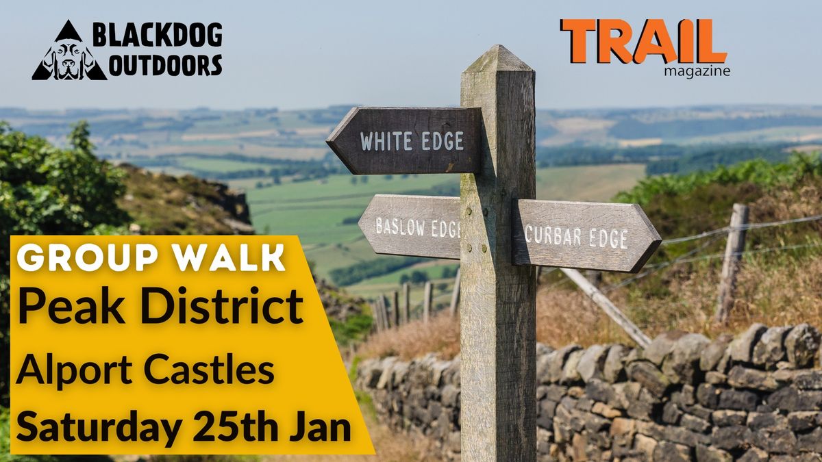 Alport Castles Hike with Blackdog Outdoors and Trail Magazine (Free to attend)