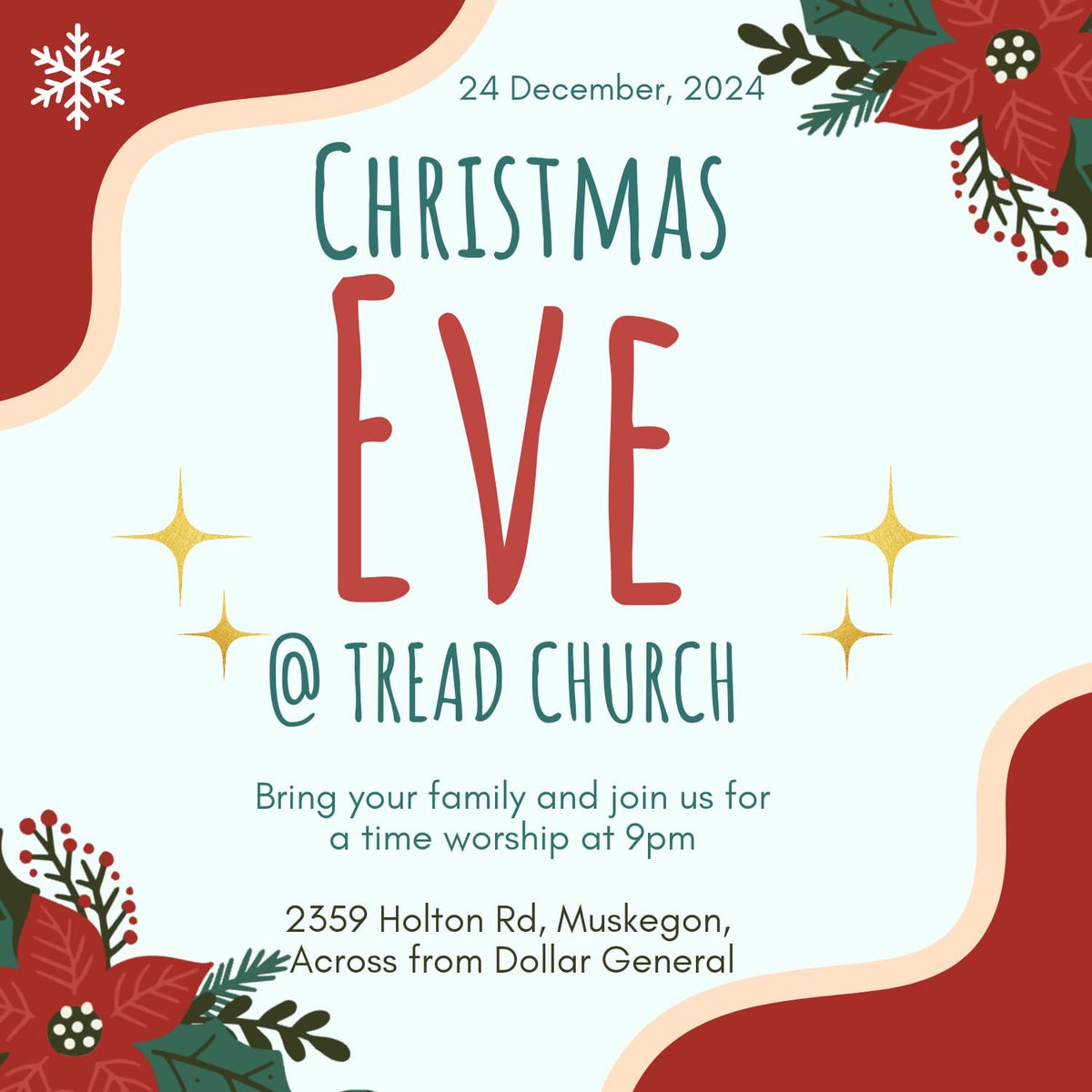 CHRISTMAS EVE @ TREAD Church