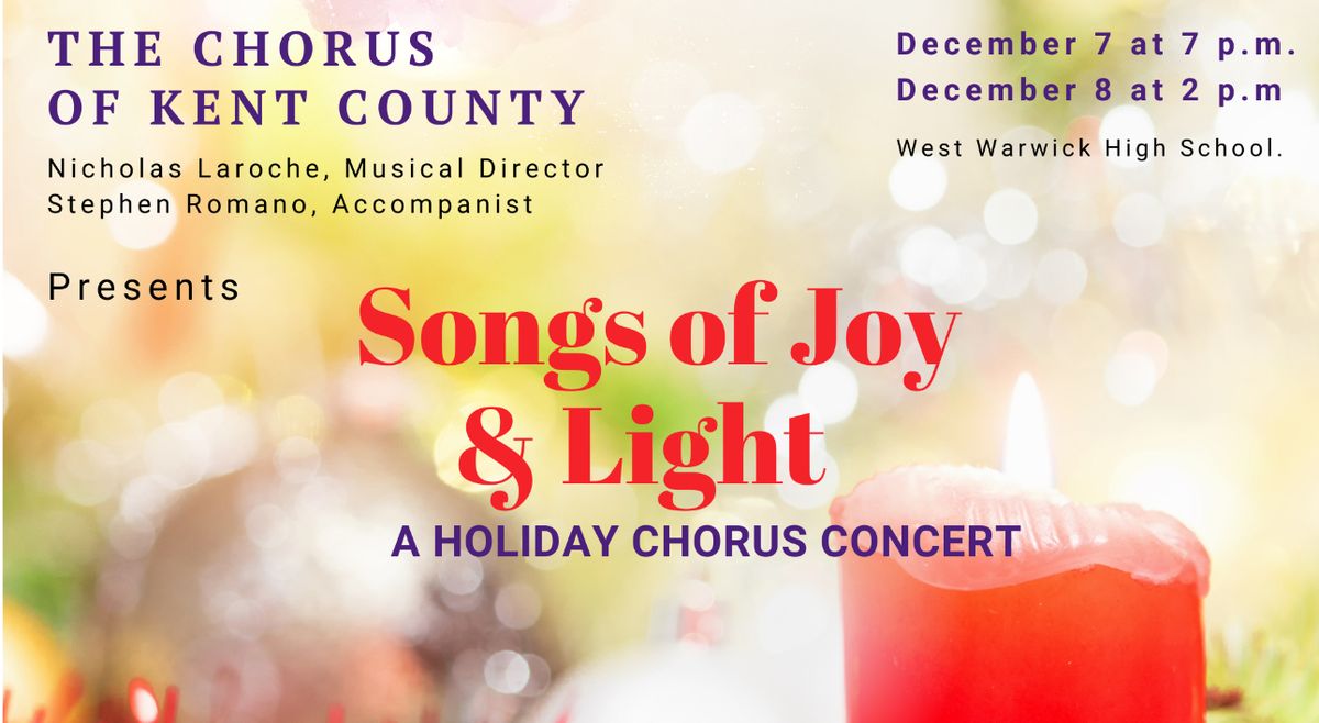 Songs of Joy & Light: A Holiday Chorus Concert