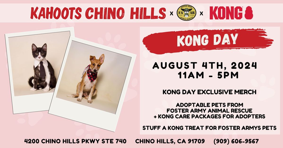 KONG Day at Kahoots Chino Hills