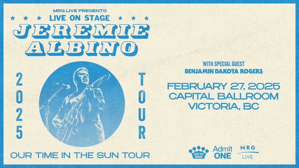 Jeremie Albino \u2013 Our Time In The Sun Tour (Victoria)