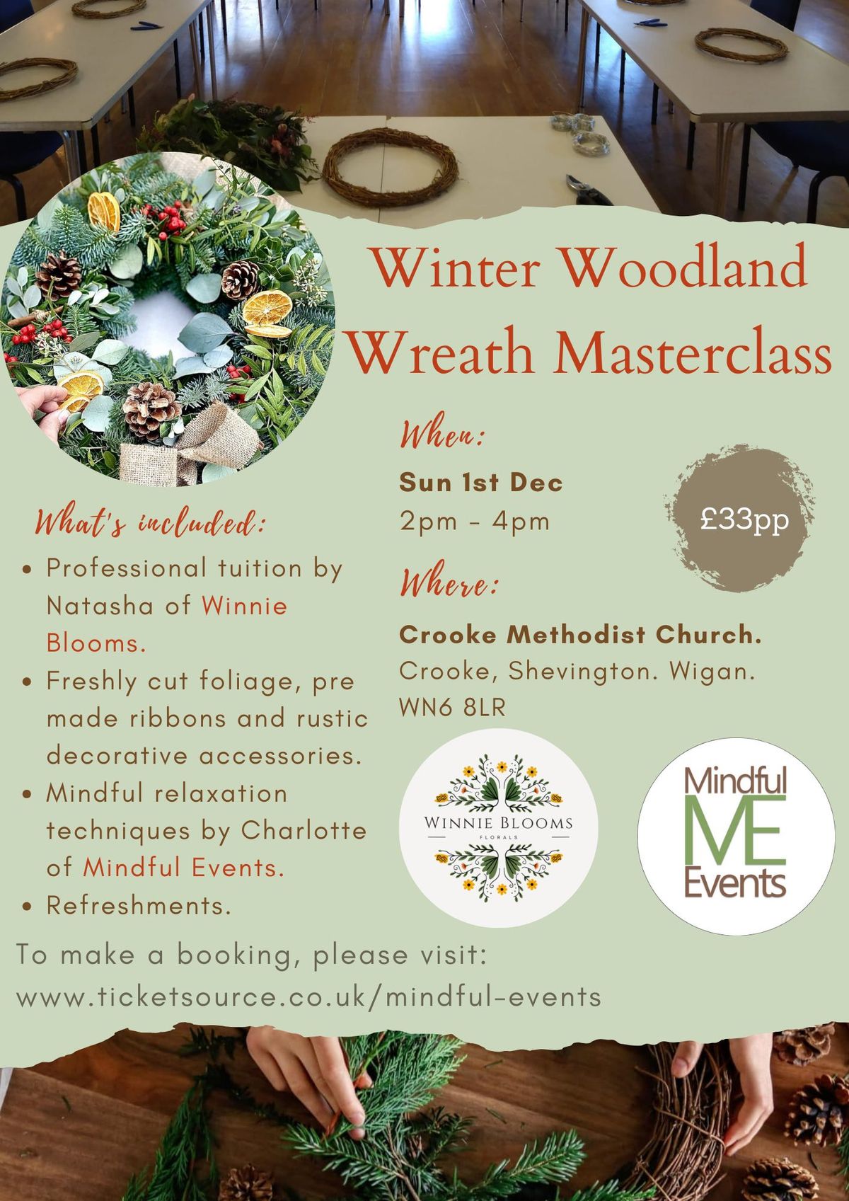 Winter Woodland Wreath Masterclass