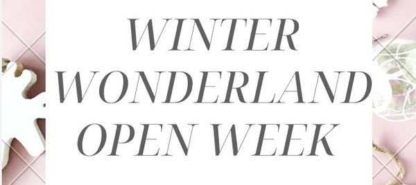 Winter Wonderland Open Week