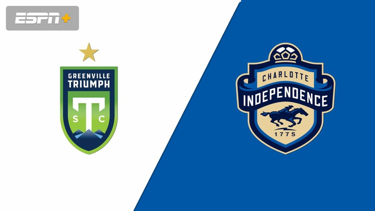 Greenville Triumph SC at Charlotte Independence SC