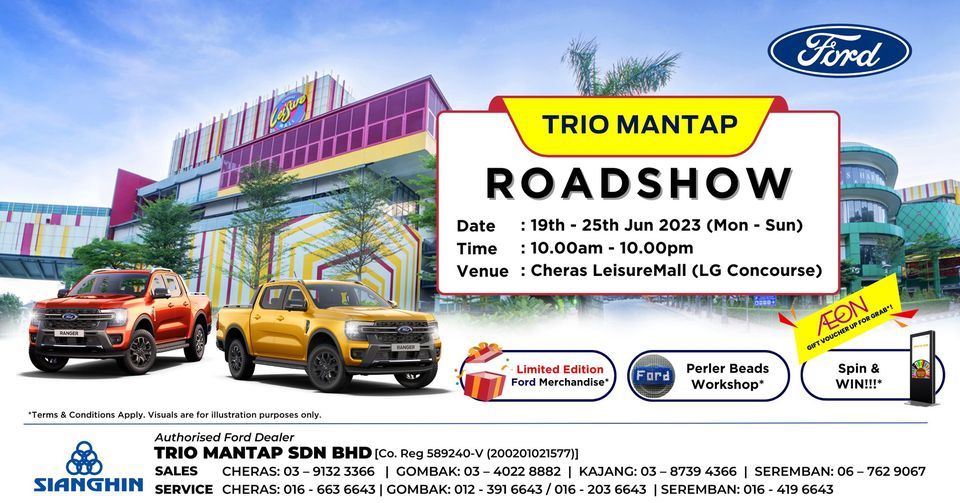 Trio Mantap Cheras Leisure Mall Roadshow