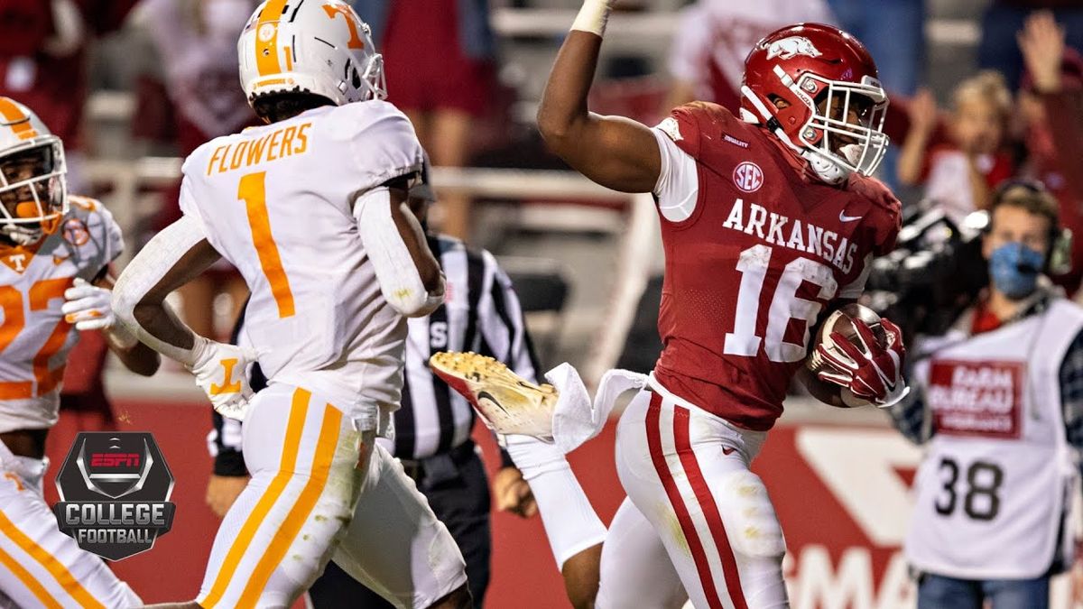 #4 Tennessee Volunteers at Arkansas Razorbacks Football