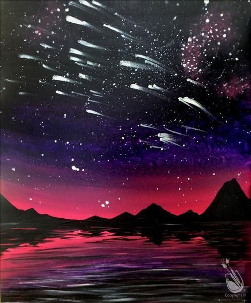 Meteor Shower at Dawn