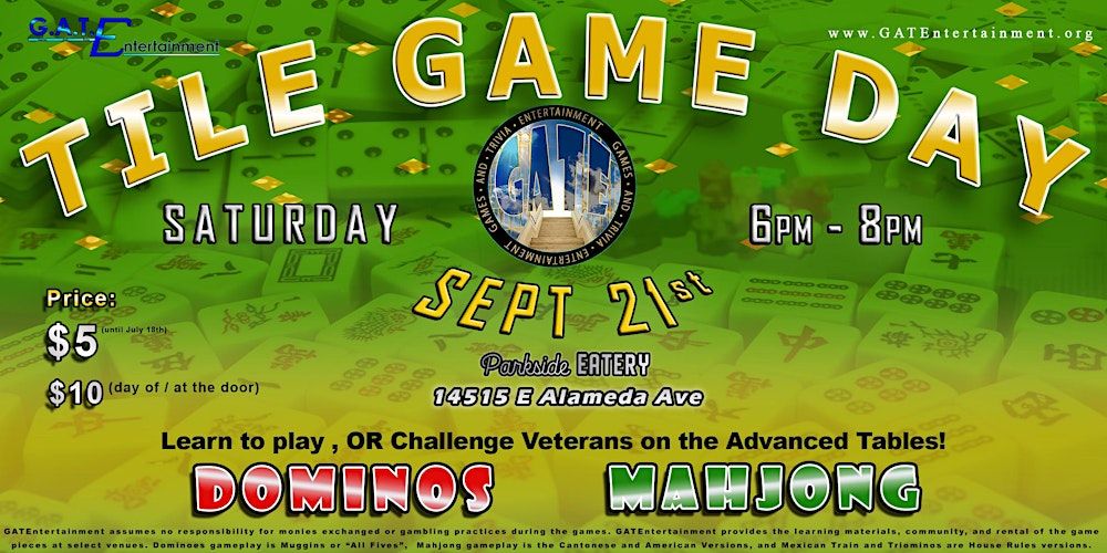 TILE GAME DAY!! Vol.3 (Cantonese Mahjong and Dominos)