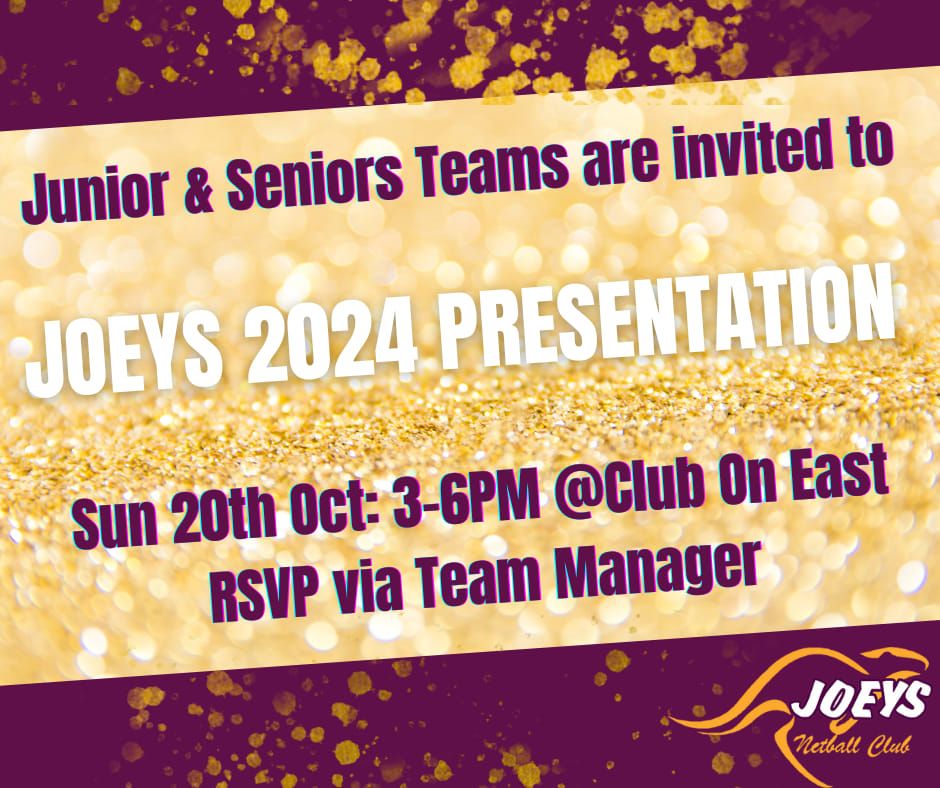 Joeys Junior & Senior Presentation 2024