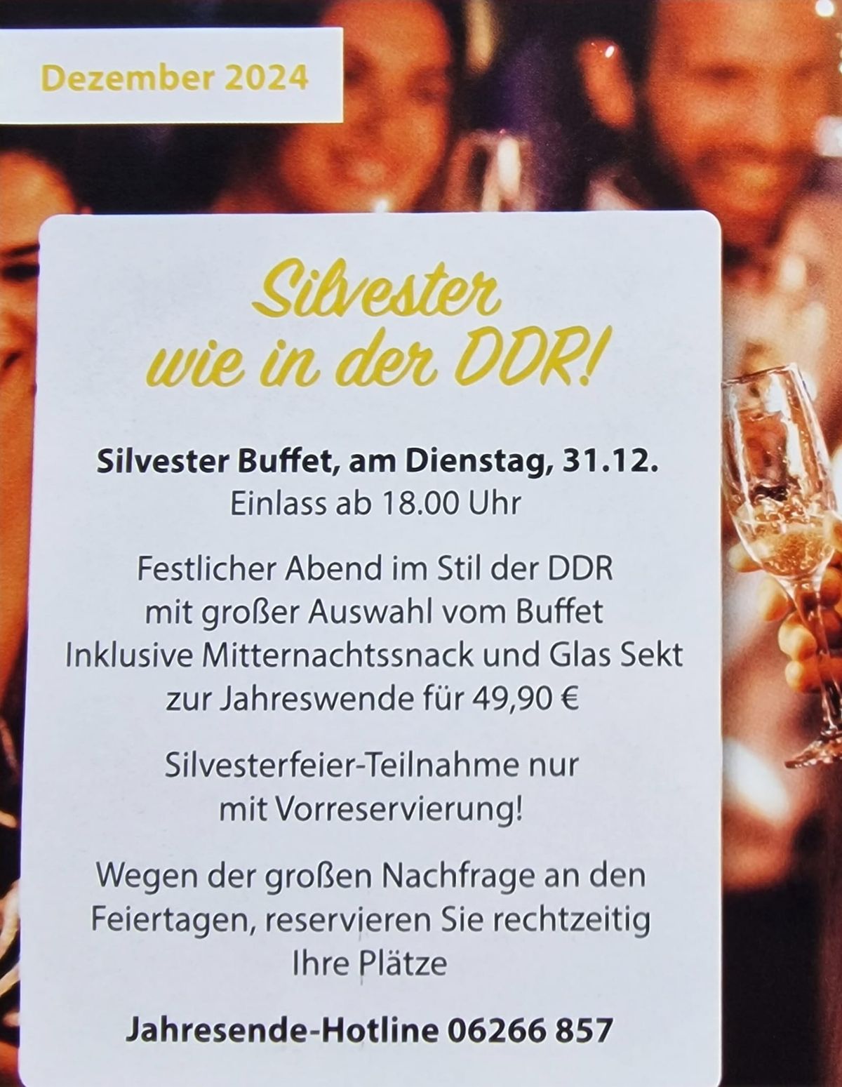 Silvester wie in der DDR! 