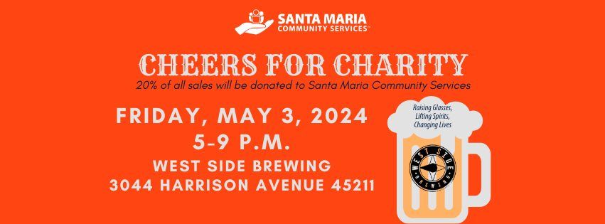 Cheers for Charity - A Fundraiser for Santa Maria at West Side Brewing