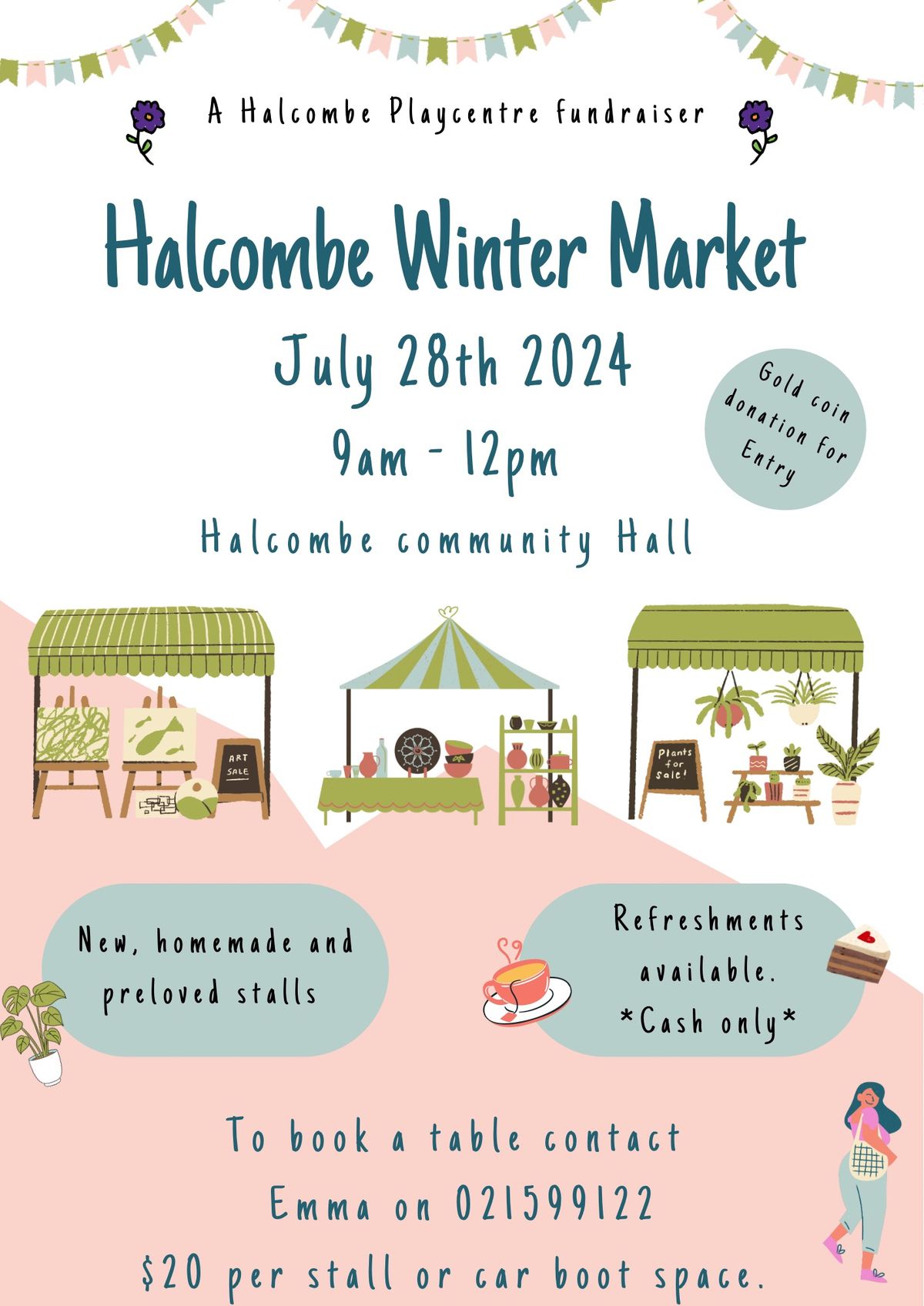Halcombe Playcentre Mid Winter Market 