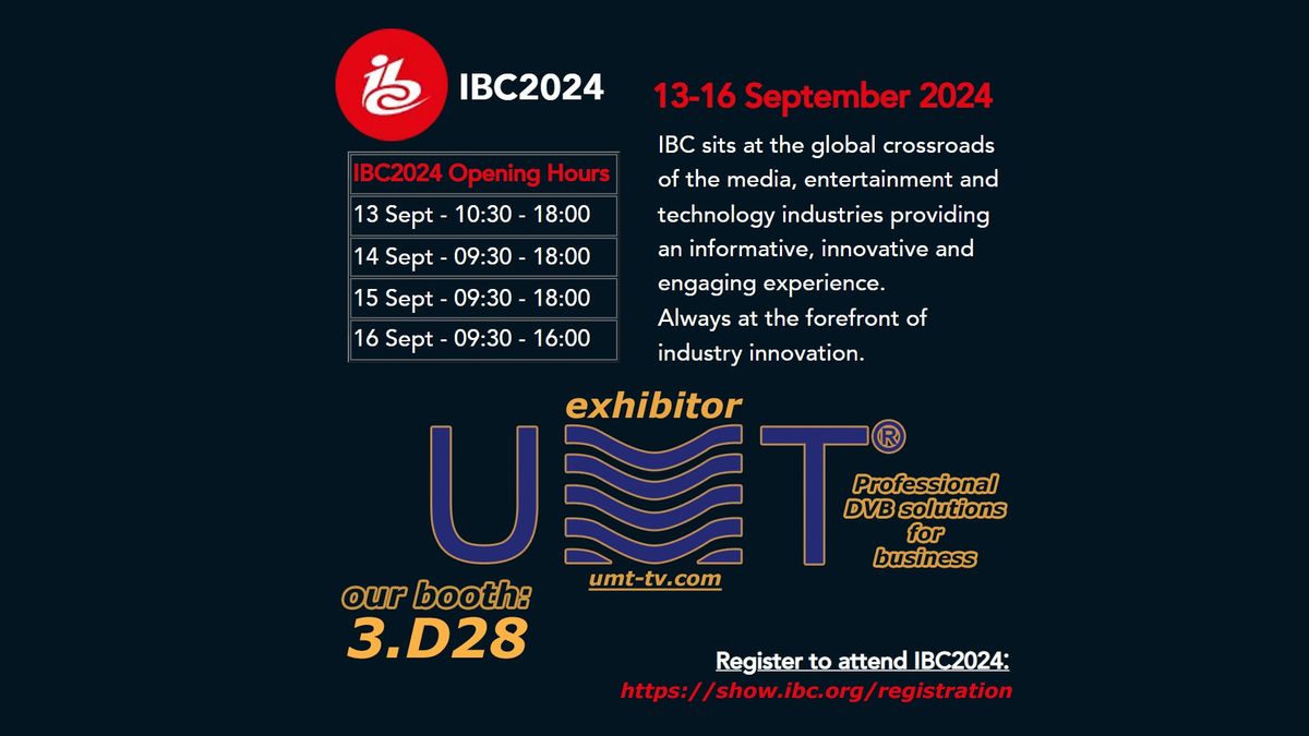 UMT LLC at IBC 2024