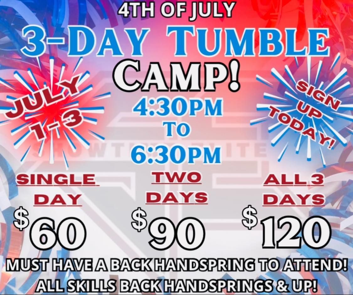 4th of July Tumble Clinic
