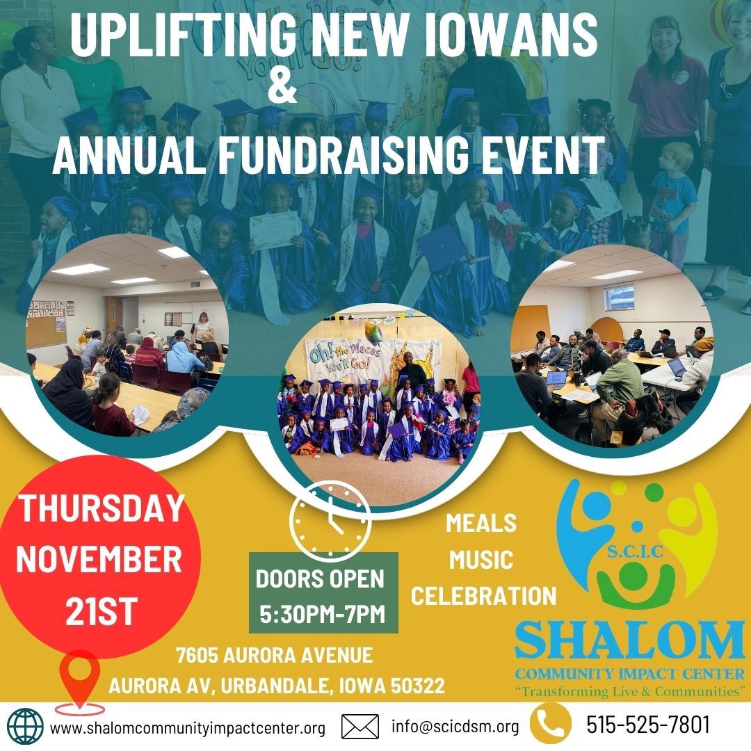 UPLIFTING NEW IOWANS & FUNDRAISER EVENT 