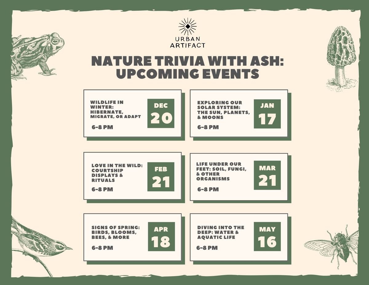 \ud83c\udf44 Nature Trivia with Ash \ud83d\udc38