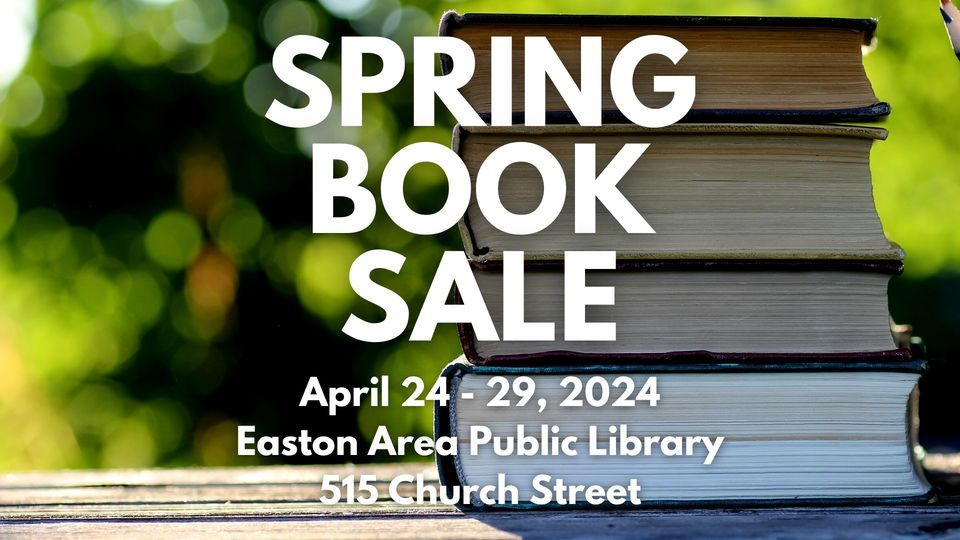 Spring Book Sale - Preview Sale