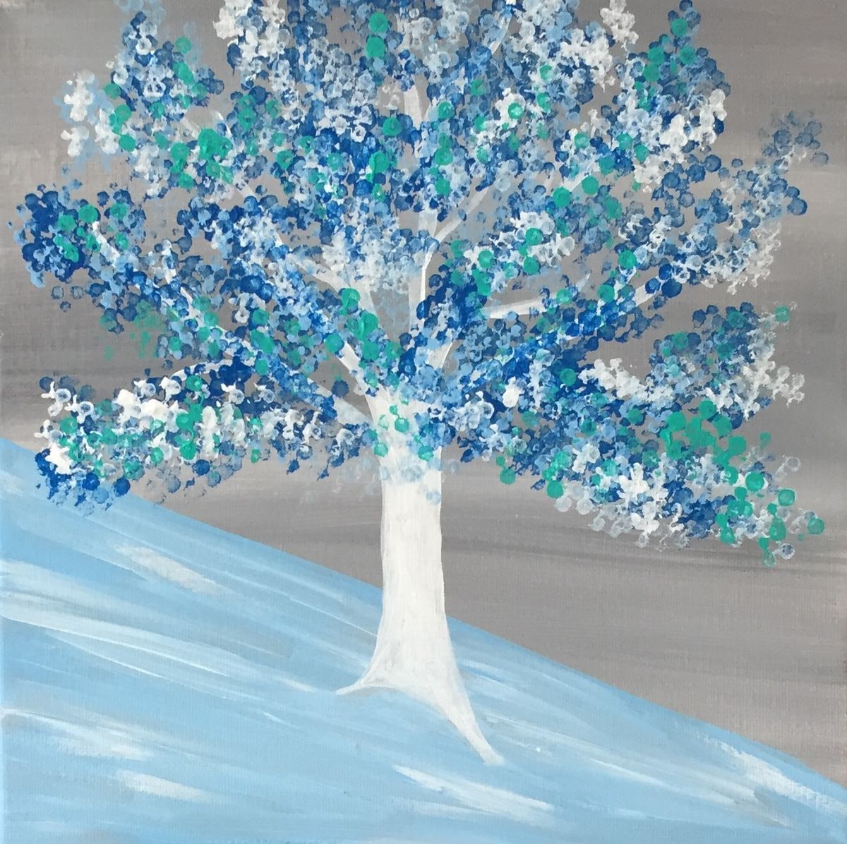 Winter Bloom-12x12 ($20)