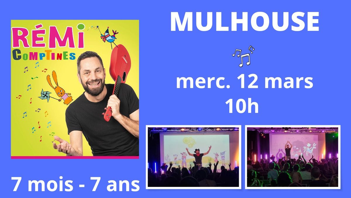 MULHOUSE : REMI Le Concert des Comptines - spectacle musical jeune public