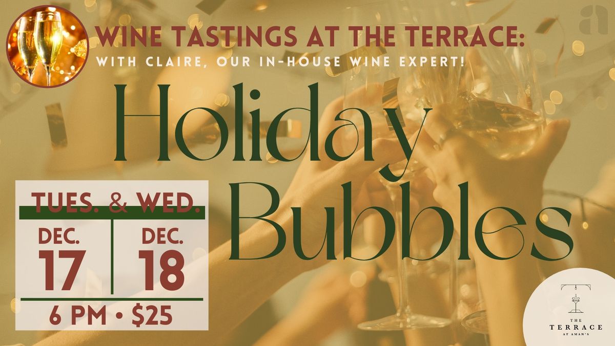 Holiday Bubbles Wine Tasting