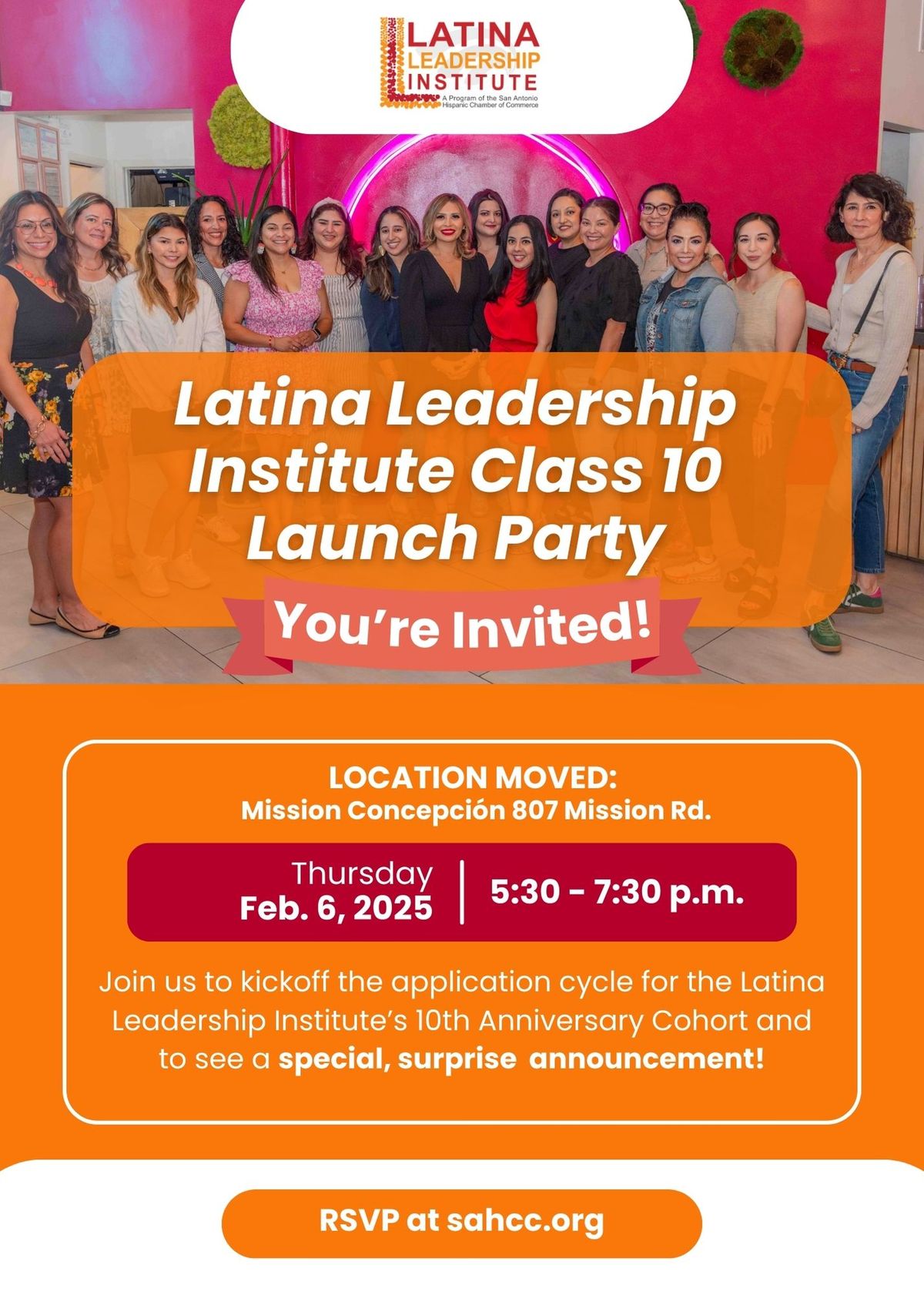 Latina Leadership Institute Class 10 Launch Party 