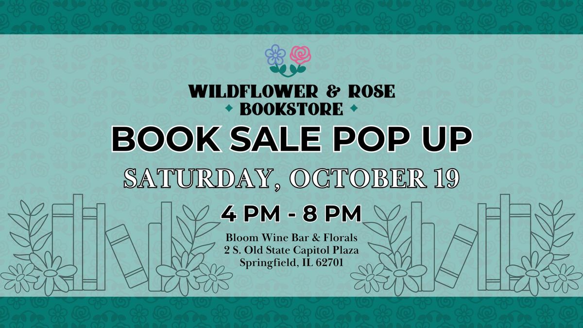 Bookstore Pop Up! at Bloom Wine Bar & Florals