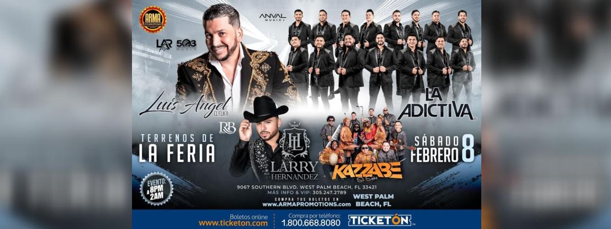 LUIS ANGEL EL FLACO, LA ADICTIVA, LARRY HERNANDEZ & M\u00c1S