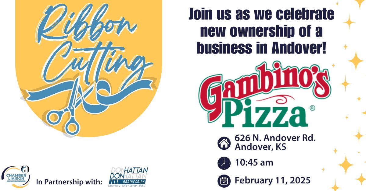 Ribbon Cutting - Gambino's