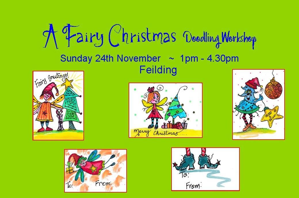 A Fairy Christmas ~ Doodling Workshop with Lyn Pollock