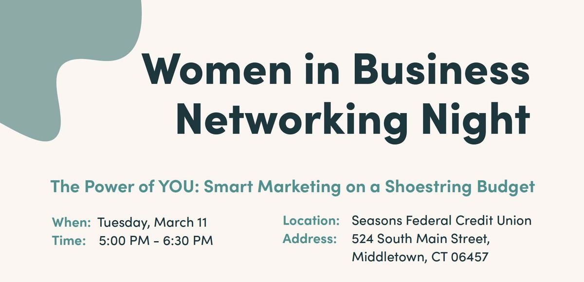 Join Us for an Inspiring Women in Business Networking Night