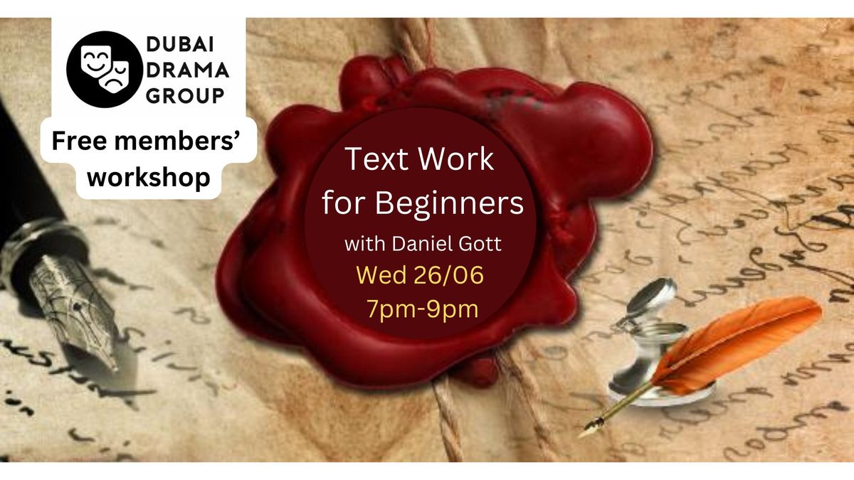 FREE DDG Members' Event: Text Wwork for Beginners