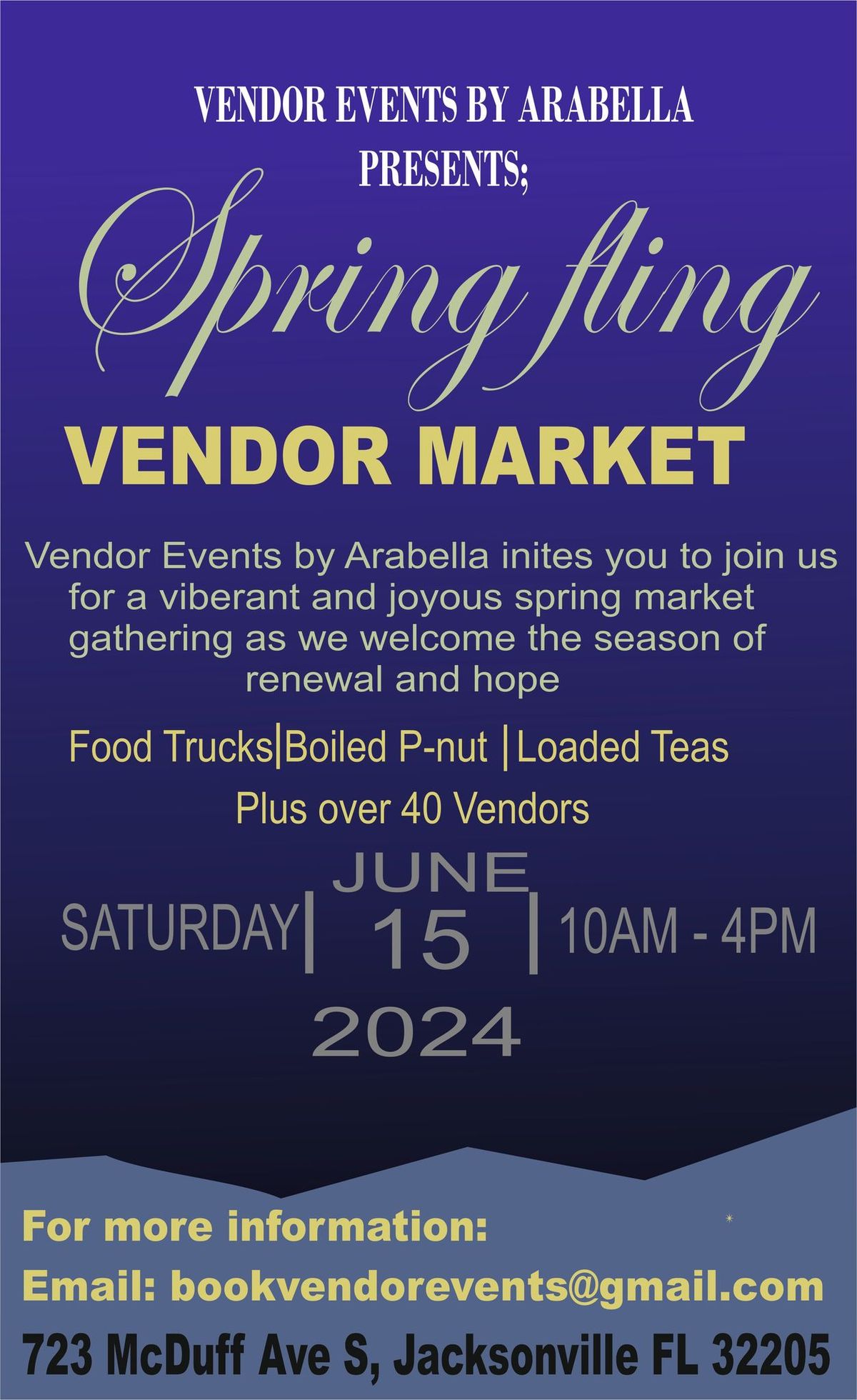 Spring Fling Vendor Market 