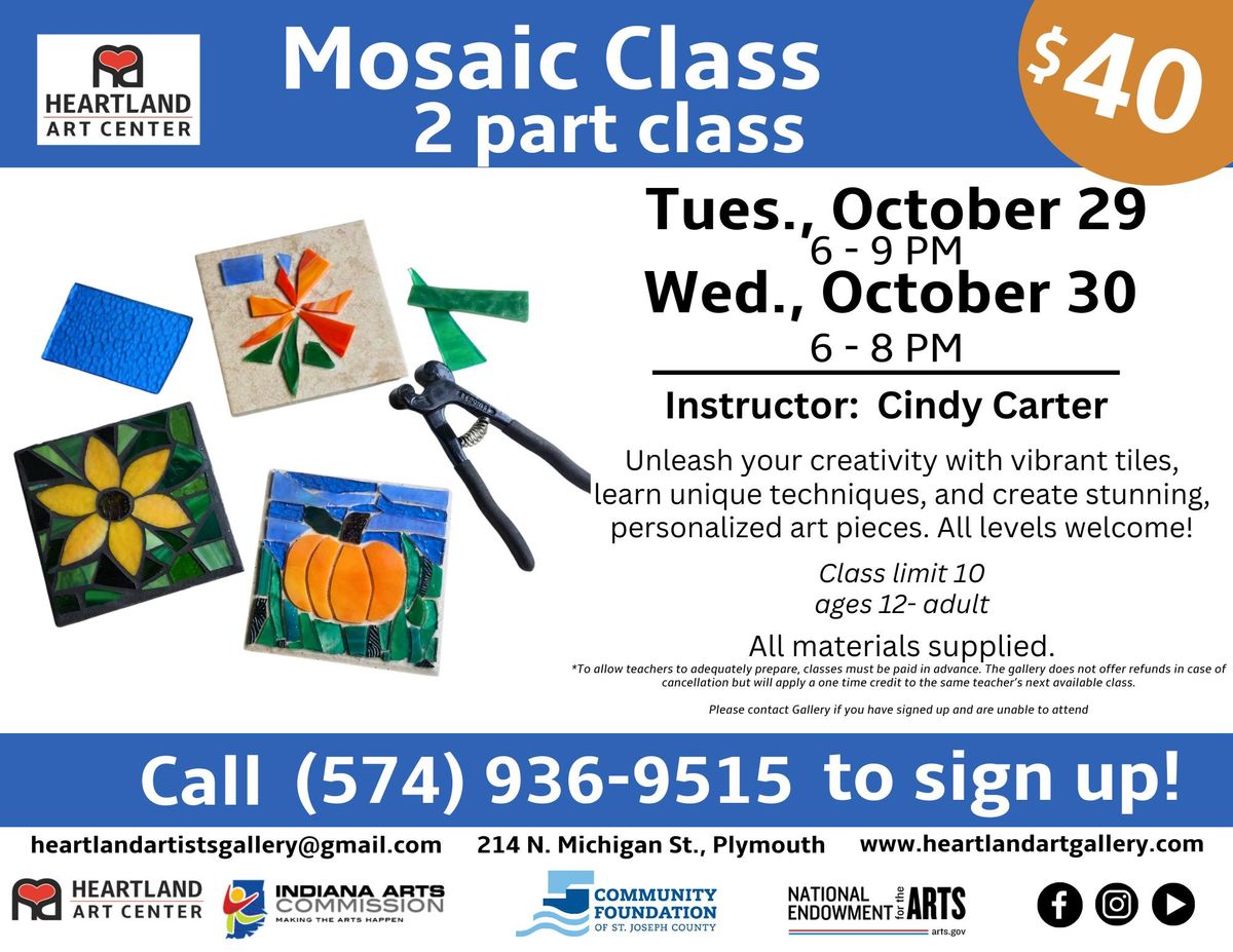 Mosaic Class - 2 Part Class