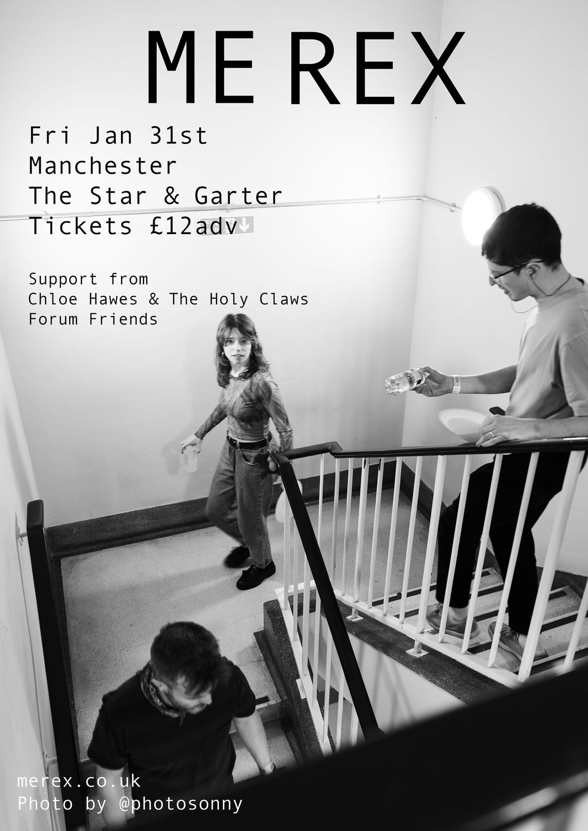 Me Rex - The Star & Garter, Manchester - Friday 31st January 2025