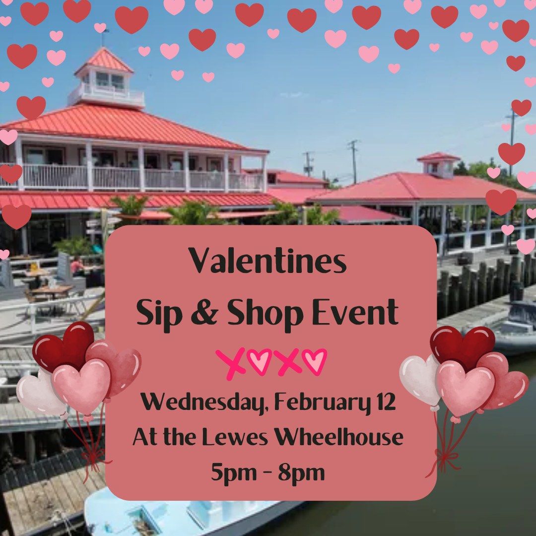 Annual Valentine's Day Sip and Shop at the Wheelhouse