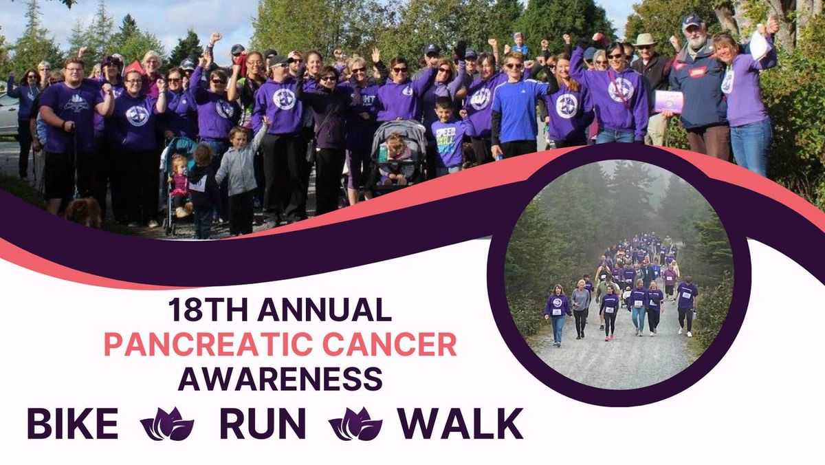 18th Annual Pancreatic Cancer Awareness Bike \/ Run \/ Walk